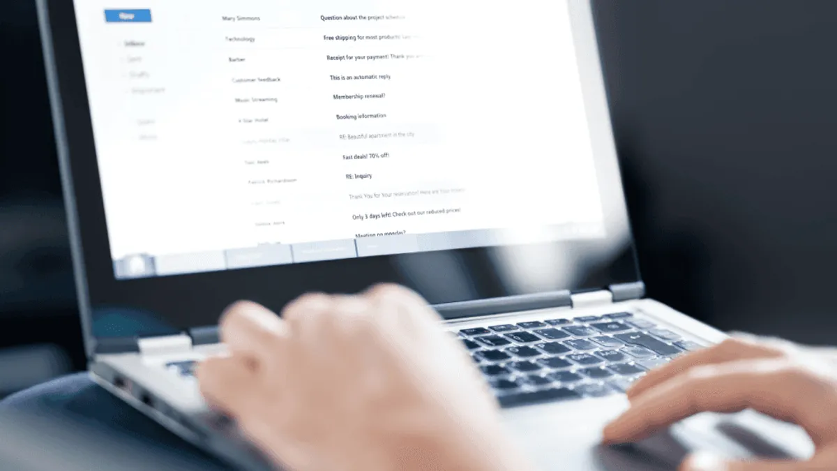 An email marketer using an ai platform to create impactful subject lines