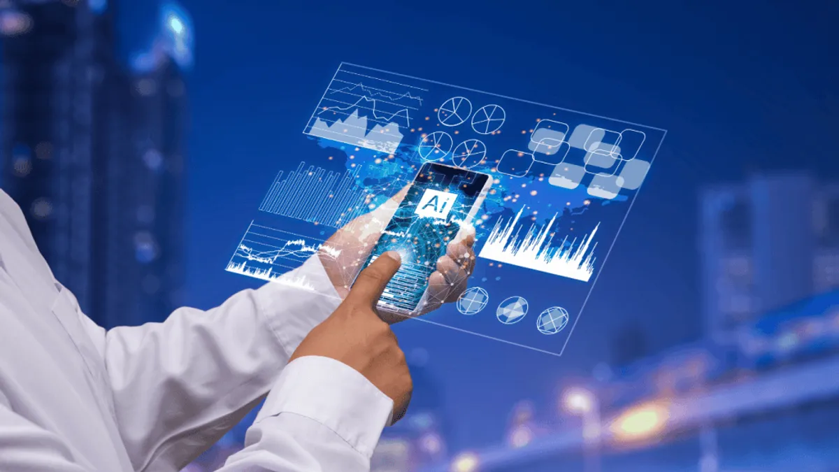 A team learning about working with AI